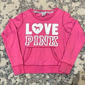 Victoria's Secret Pink Love Sweatshirt for Kids